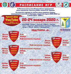 II (Региональный) этап Всероссийских соревнований юных хоккеистов «Золотая шайба» имени А.В. Тарасова