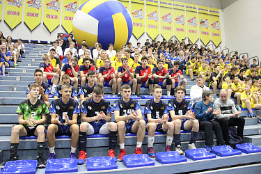 Открытие фестиваля юношеского волейбола.