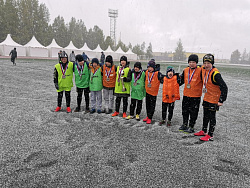 Дождь и снег не помеха для настоящих спортсменов!